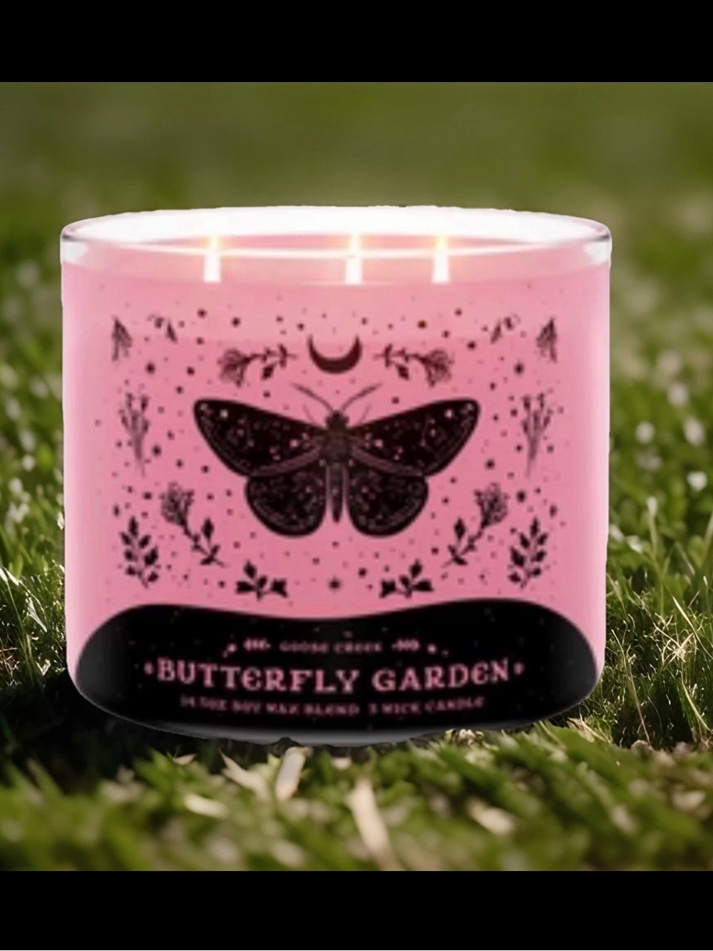 Goose Creek 3-Wick Candle- Butterfly Garden (14.5 oz)
